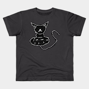 Scribble Cat Kids T-Shirt